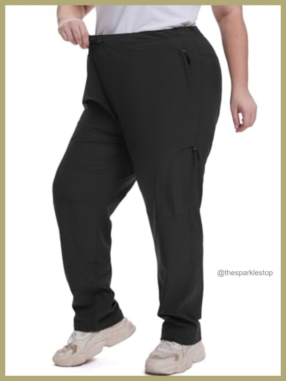 Women's Plus Size Hiking Pants Waterproof UPF 50 Cargo